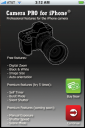 CameraPro iPhone - GUI screenshot